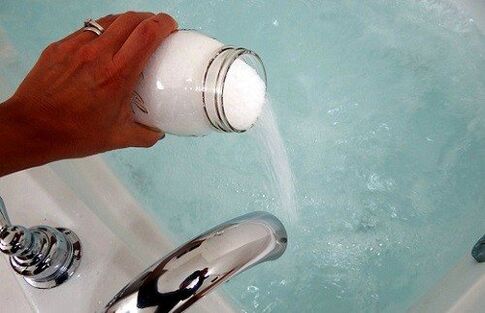 Bagno con soda